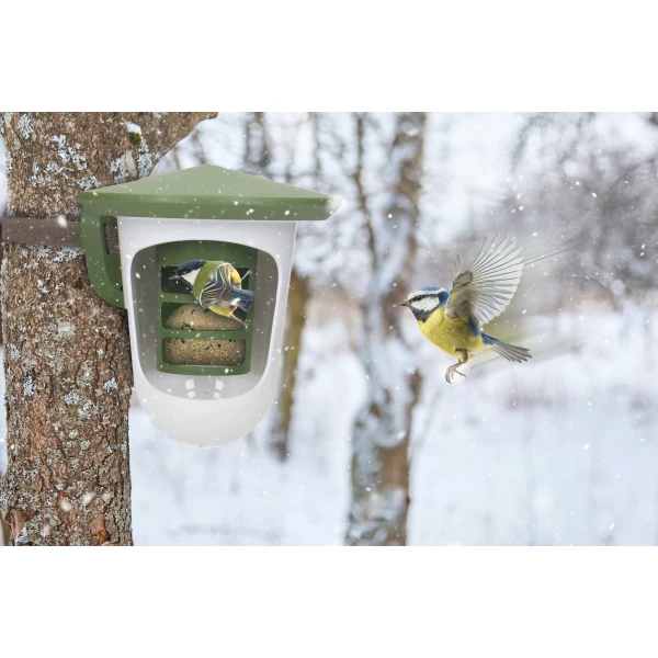 Nowoczesny karmnik dla ptaków na zimę Multi Feedr