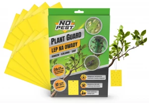 Żółte tablice lepowe na owady na drzewa, krzewy Plant Guard No Pest® 24x17 cm 10 szt
