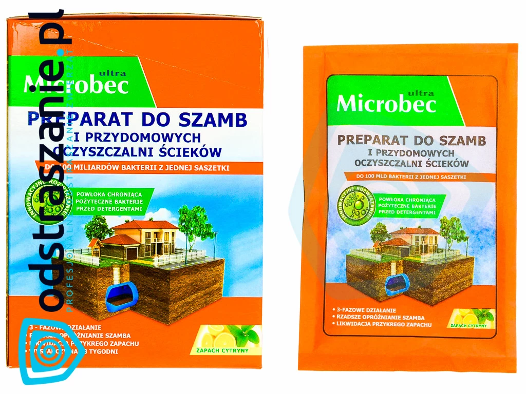 Bros Microbec Ultra bakterie do szamba, bakterie do oczyszczalni, microbec bioaktywator w proszku, bakterie do przydomowej oczyszczalni, bakterie do szamba, środek do szamba