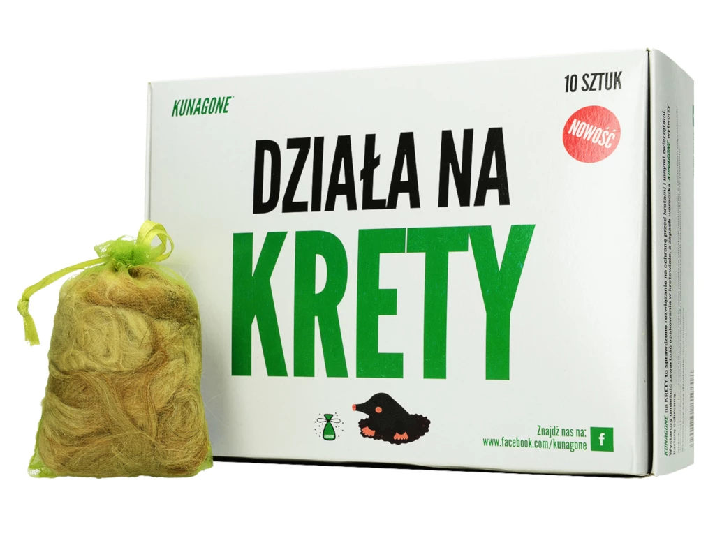 kunagone na krety, odstraszacz kretów, odstraszacz na krety, środek na krety, preparat na krety, środek odstraszający krety