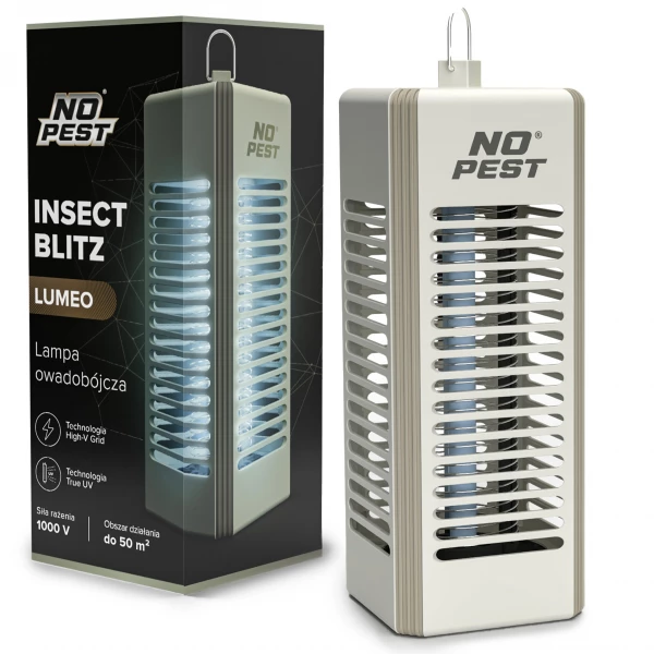 Lampa na owady na zewnątrz No Pest® Insect Blitz Lumeo Cappuccino