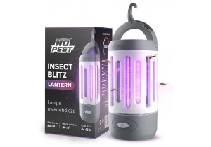 Lampa owadobójcza na muchy, komary bezprzewodowa Insect Lantern No Pest®