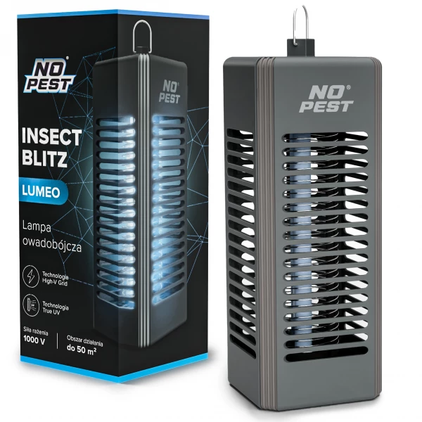 Lampa UV na owady No Pest® Insect Blitz Lumeo Antracyt