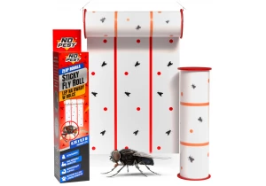 Lep na muchy, owady rolka No Pest® Sticky Fly Roll 25cmx9,5m.