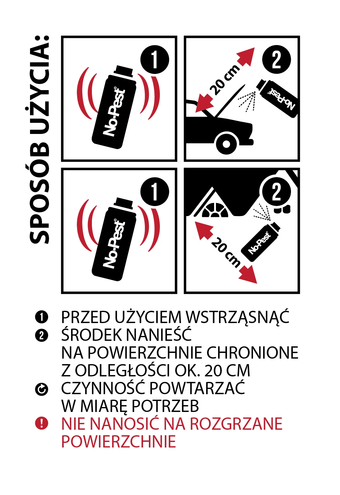 sposób użycia preparatu na kuny, spray na kuny do samochodu