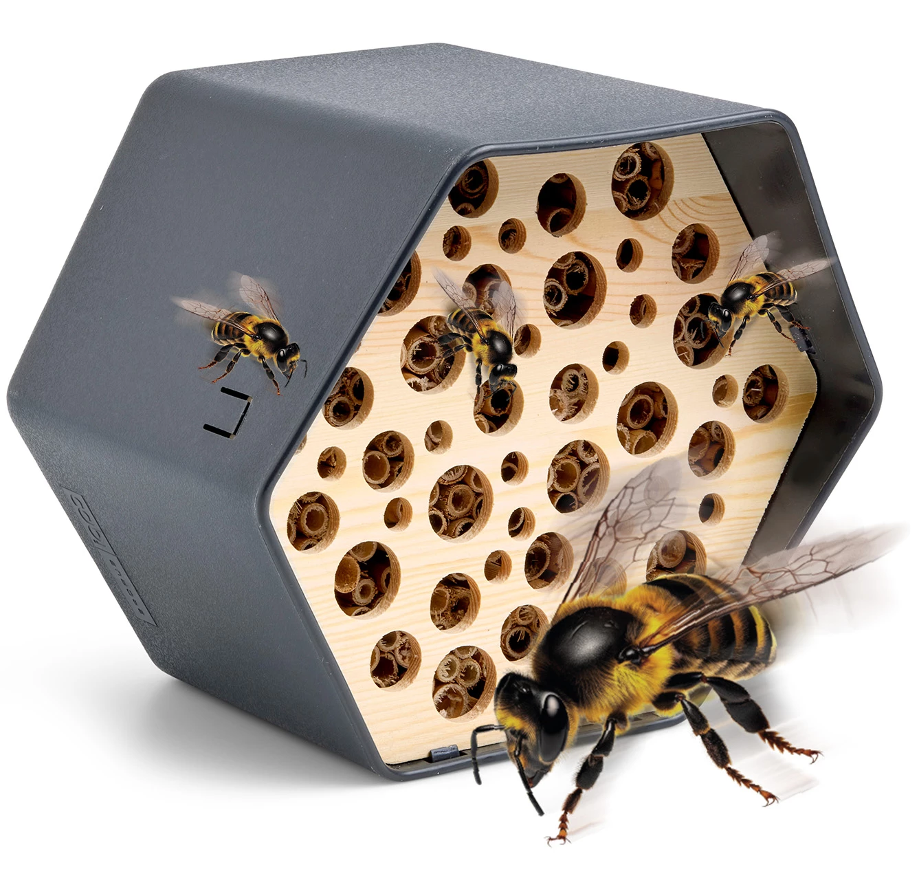 hexagonalny hotel dla pszczół