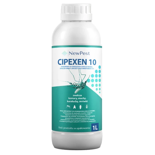 Oprysk na komary. Zestaw Cipexen 10 (Cipex) z utrwalaczem oprysku Improver Ultra 1l.