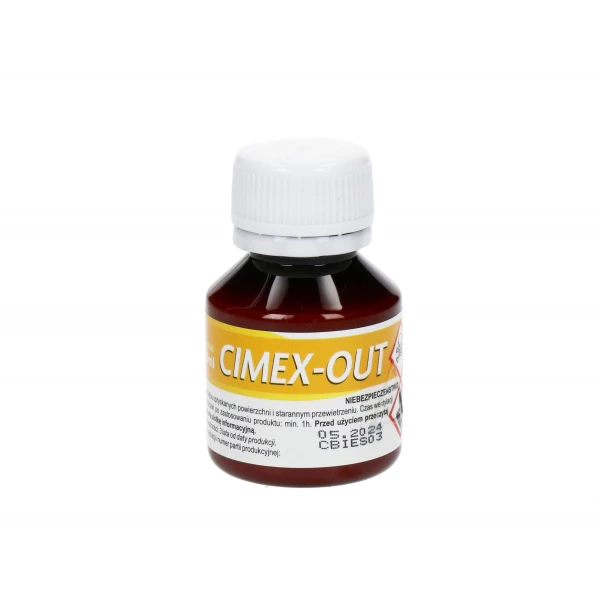 Preparat Cimex out 50ml. Oprysk na komary, kleszcze, pluskwy, muchy.