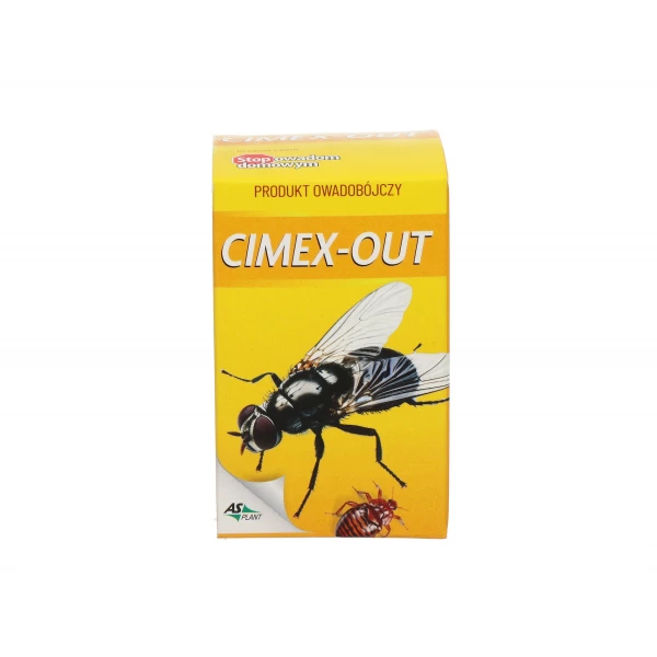 Preparat Cimex out 50ml. Oprysk na komary, kleszcze, pluskwy, muchy.