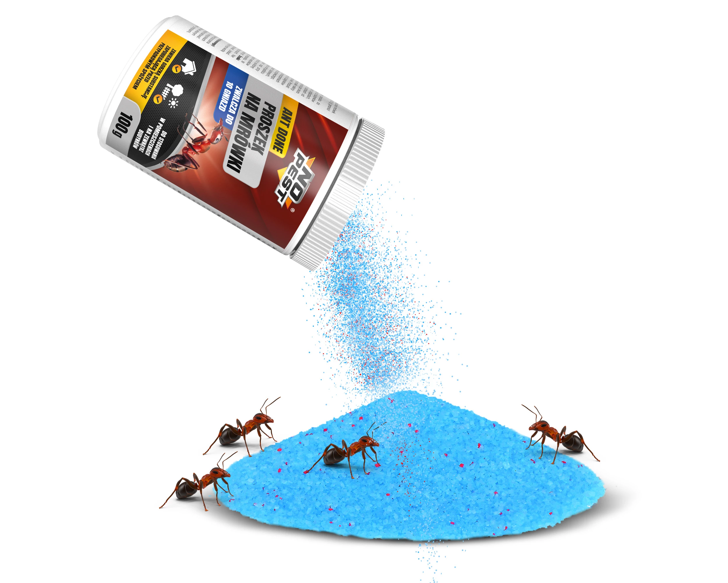 bros, mrówkofon, granulat na mrówki, granulat na gniazda, trutka na mrówki, likwiduje gniazda