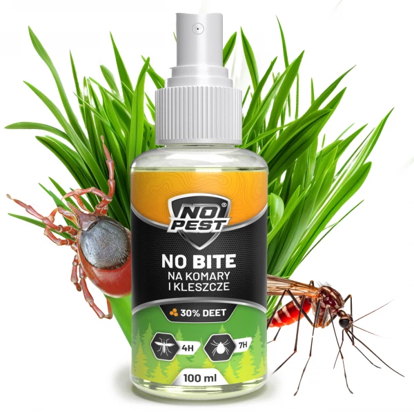 Silny środek na komary i kleszcze No Pest® No Bite Spray 30% DEET