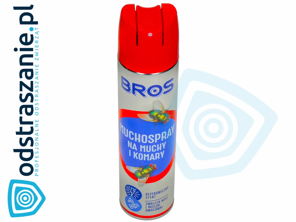 bros, muchospray, spray na muchy komary, środek na muszki owocówki mole osy, muchozol