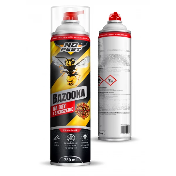 Środek na osy, szerszenie Bazooka na osy No Pest® preparat, spray 750ml