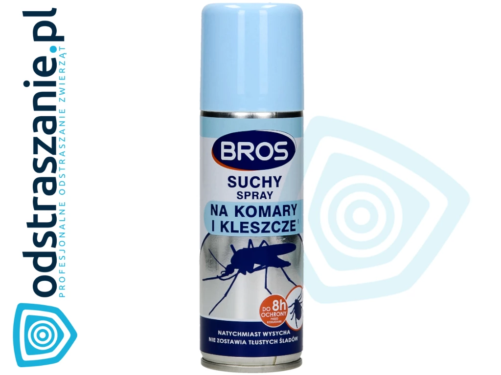 bros, spray na komary, spray na kleszcze, środek na komary kleszcze i meszki, 25% deet, repelent na komary kleszcze meszki