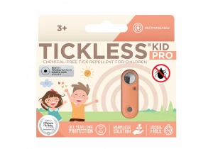 Tickless Kid Pro Greek urządzenie ultradźwiękowe na kleszcze dla dzieci Peach
