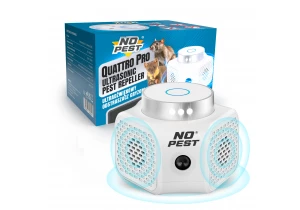 Ultradźwiękowy odstraszacz kun i gryzoni No Pest® Quattro Pro Ultrasonic Pest Repeller 