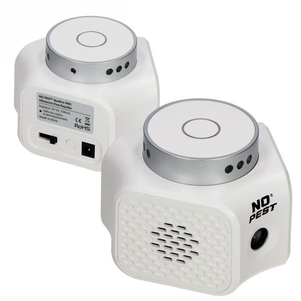Ultradźwiękowy odstraszacz myszy i gryzoni No Pest® Quattro Pro Ultrasonic Pest Repeller